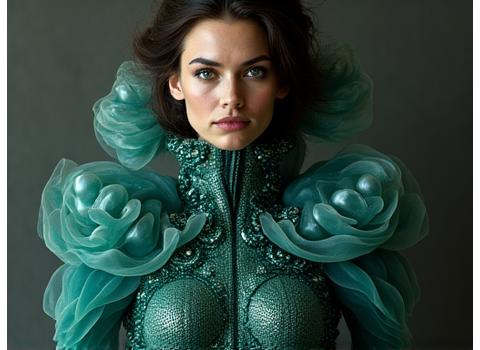 Metamorphosis Haute Couture 2022 - Elaborate gown with transformative elements